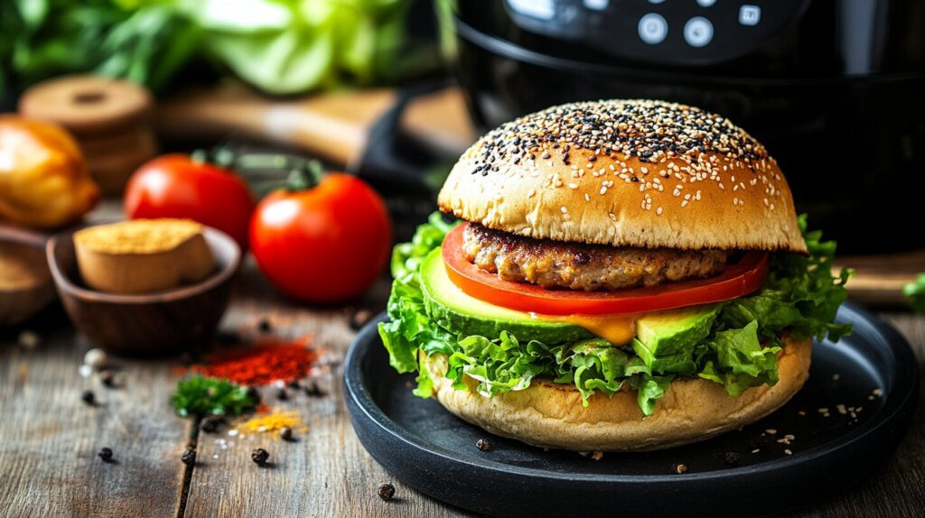 turkey burgers in air fryer