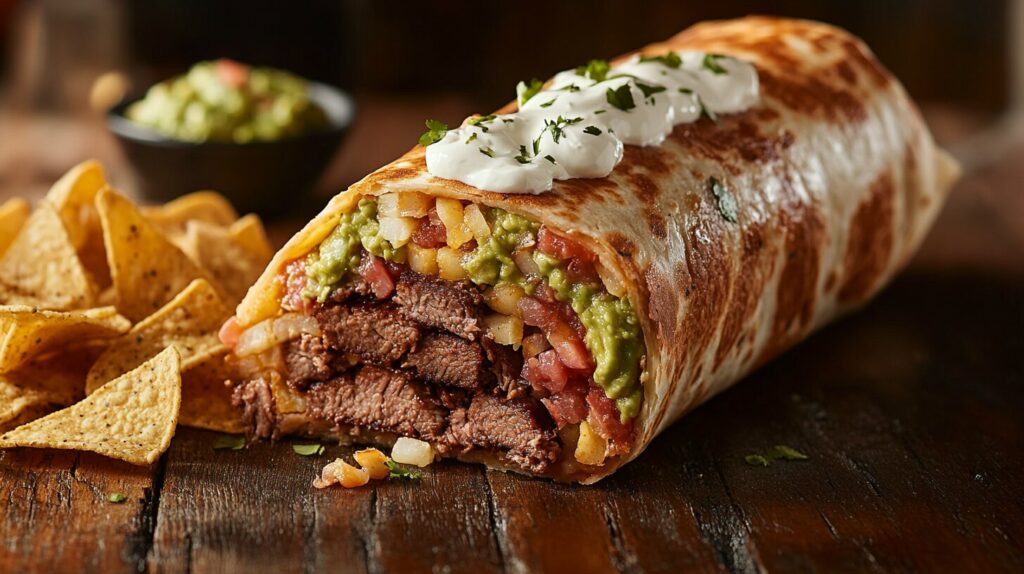 Does Cali burrito have rice?