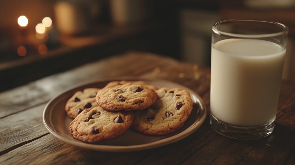 Is it good to drink milk with cookies?