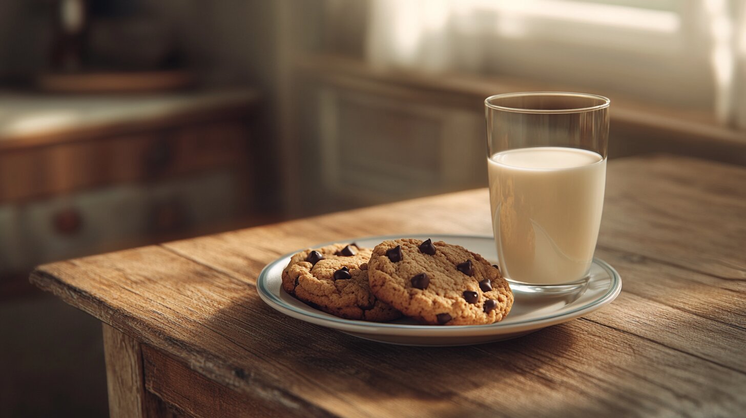 Is it good to drink milk with cookies?