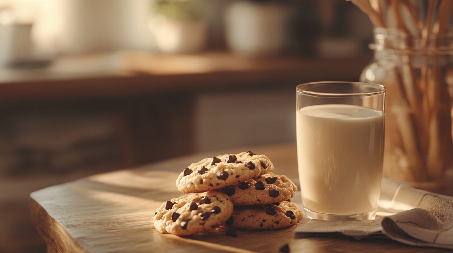 Why do people eat cookies and milk before bed?