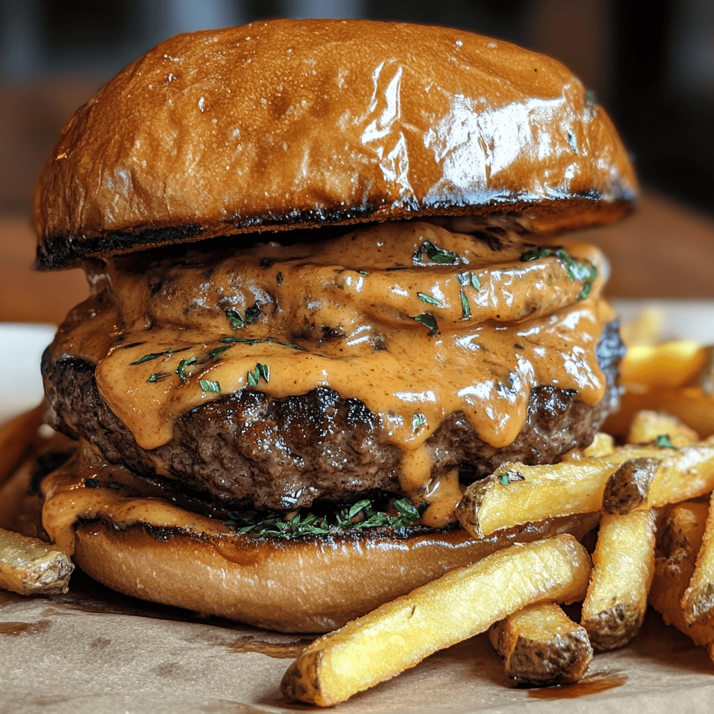 Burger and fries sauce