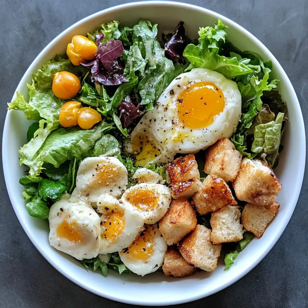 healthy Caesar salad