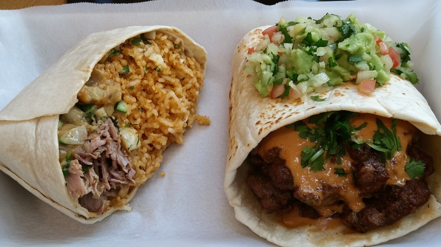 What is the difference between a California burrito and a carne asada burrito?
