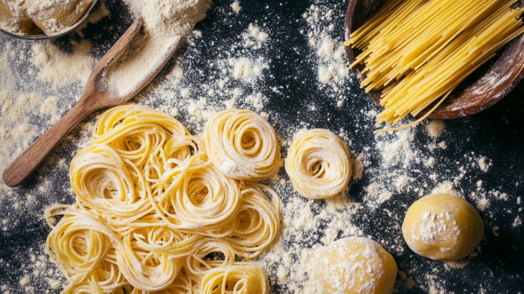 Corkscrew pasta crossword clue