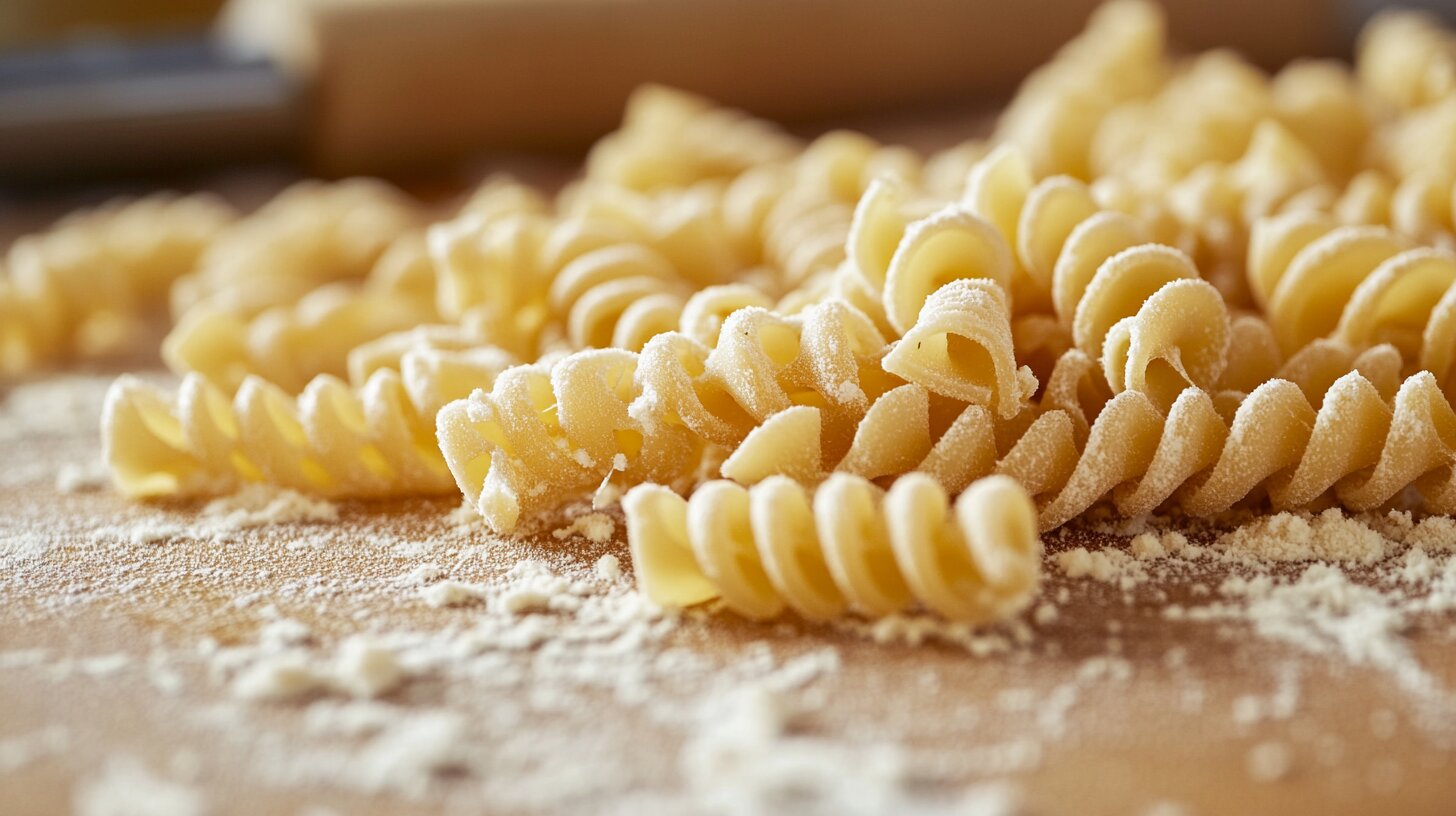 Corkscrew pasta