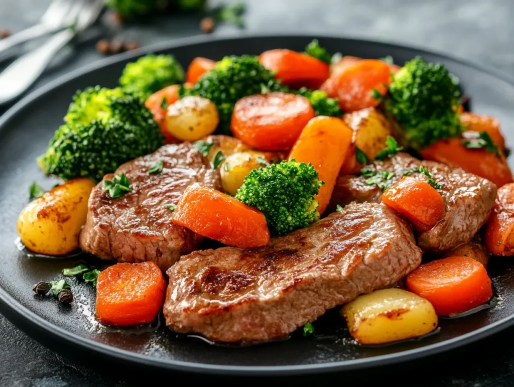 Flank Steak with Vegetables