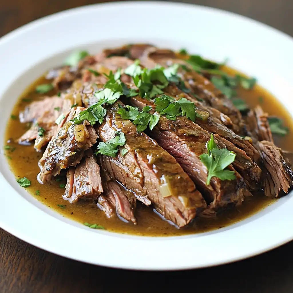 Slow Cooker Flank Steak