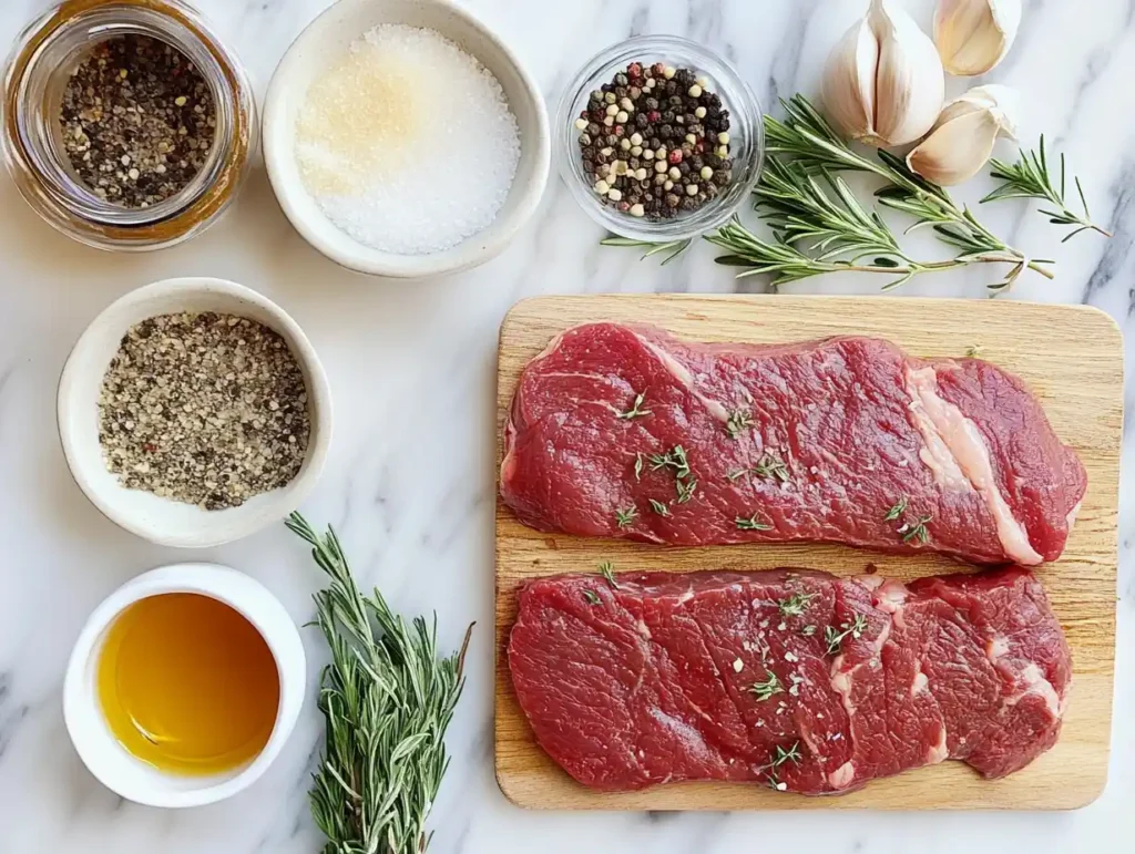 Slow Cooker Flank Steak ingredients
