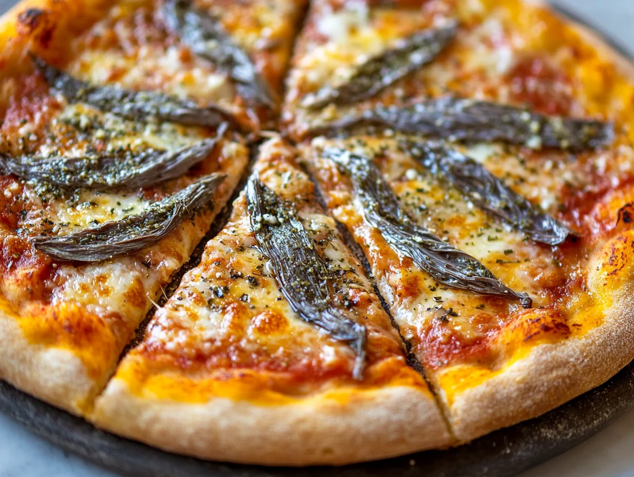 anchovies on pizza