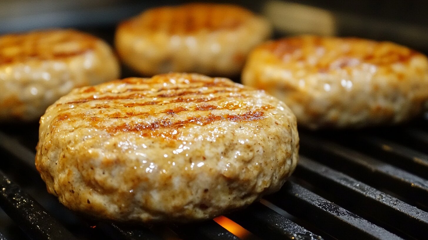 How long to cook raw frozen turkey burgers