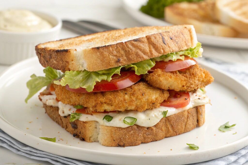 Chicken cutlet sandwich calories