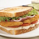 Chicken cutlet sandwich calories