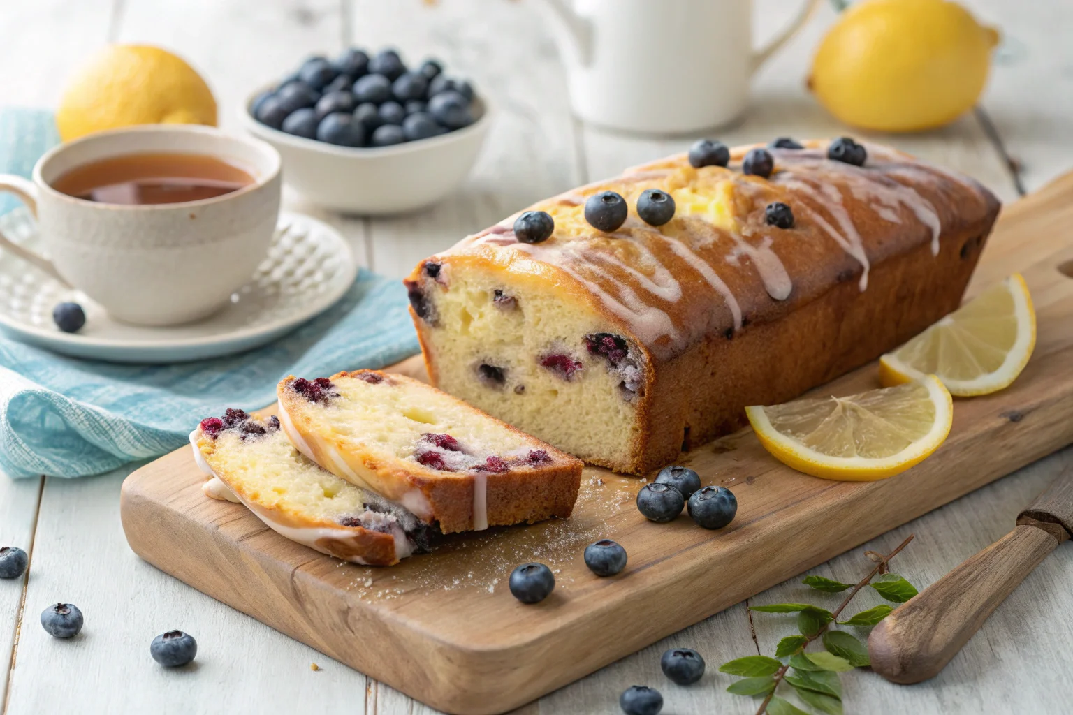 lemon blueberry bread